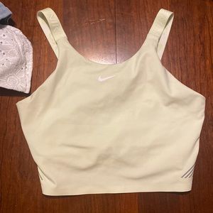 Nike dri-fit cropped running/workout bra.